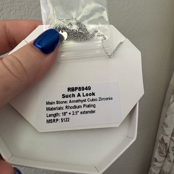 Bomb party - amethyst CZ - Picture 3 of 3